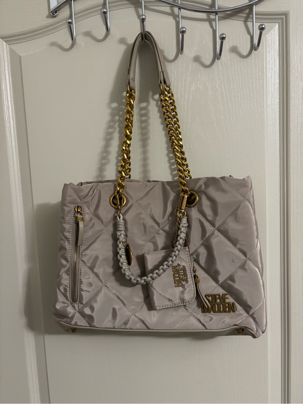 Steve Madden Quilted Tote Bag
